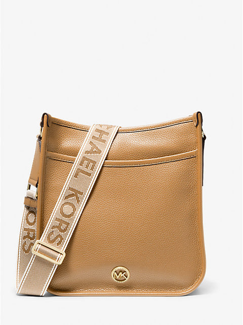 Michael Kors Women's Camel Luisa Leather North South Messenger Handbag  | Michael Kors In Lebanon