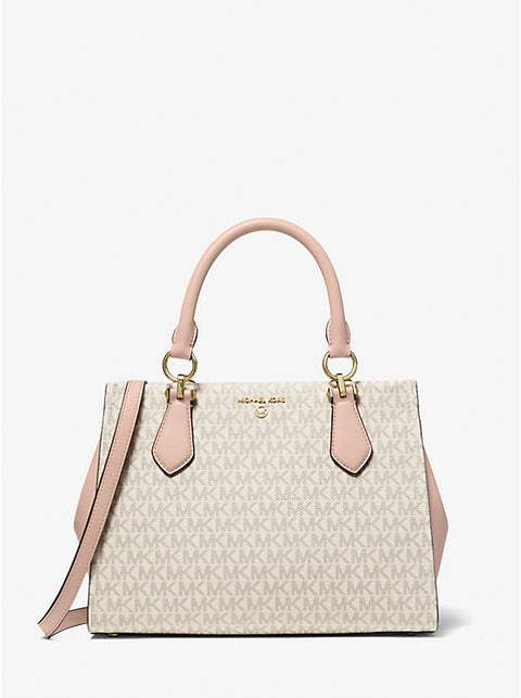 Michael Kors Women's Cream Marilyn Medium Logo Handbag | Michael Kors In Lebanon