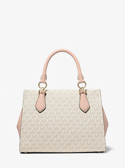 Michael Kors Women's Cream Marilyn Medium Logo Handbag | Michael Kors In Lebanon