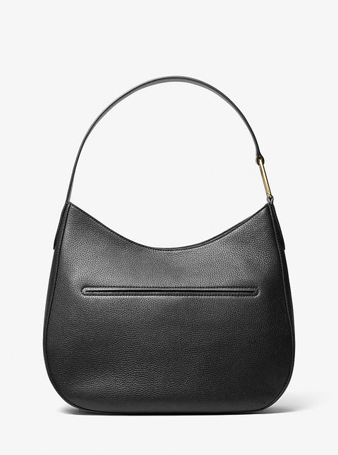 Michael Kors Women's Black Kensington Large Pebbled Leather Hobo Shoulder Bag|Michael Kors In Lebanon