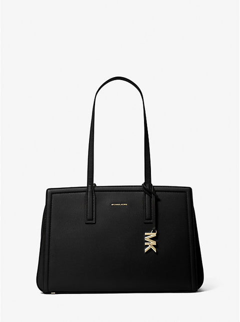 Michael Kors Women's Black Laila Medium Leather Tote Bag | Michael Kors In Lebanon