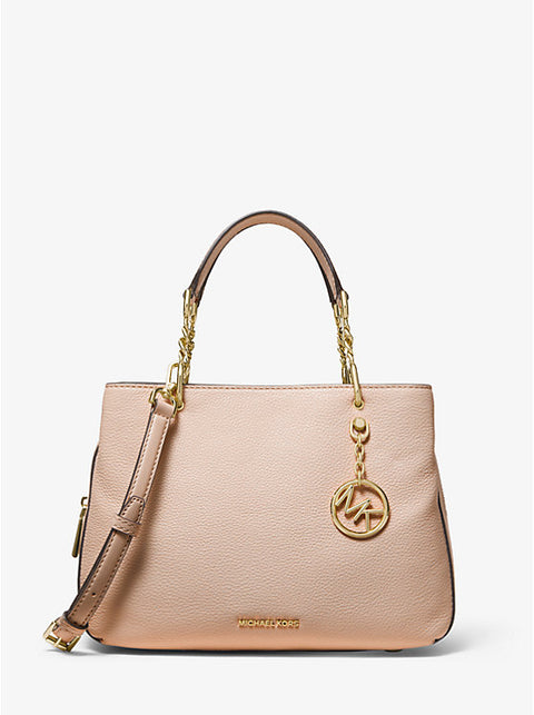 Michael Kors Women's Beige Grained Leather Lillie medium-sized Hand Bag | Michael Kors In Lebanon