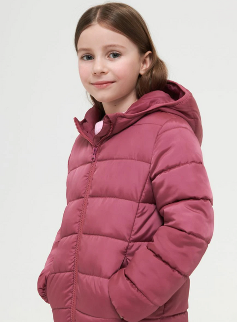 Sinsay Girl's Dusty Rose Quilted Jacket | Sinsay In Lebanon