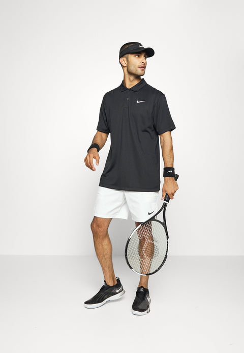 Nike Men's Black Dry Victory Solid Golf Polo T-Shirt|Nike In Lebanon