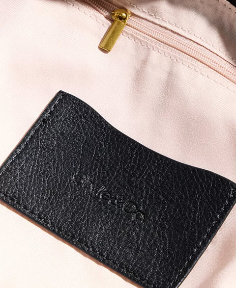 Style & Co Women's Black Medium Zippered Shoulder Bag | Style & Co In Lebanon