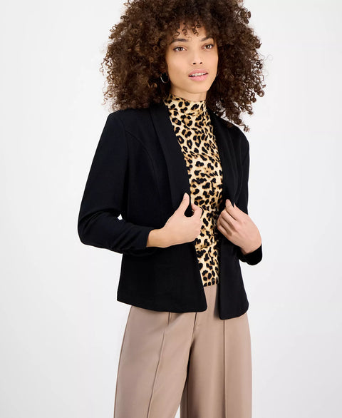 Bar III Women’s Black Petite 3/4-Sleeve Shawl-Collar Blazer  | Bar III  in Lebanon