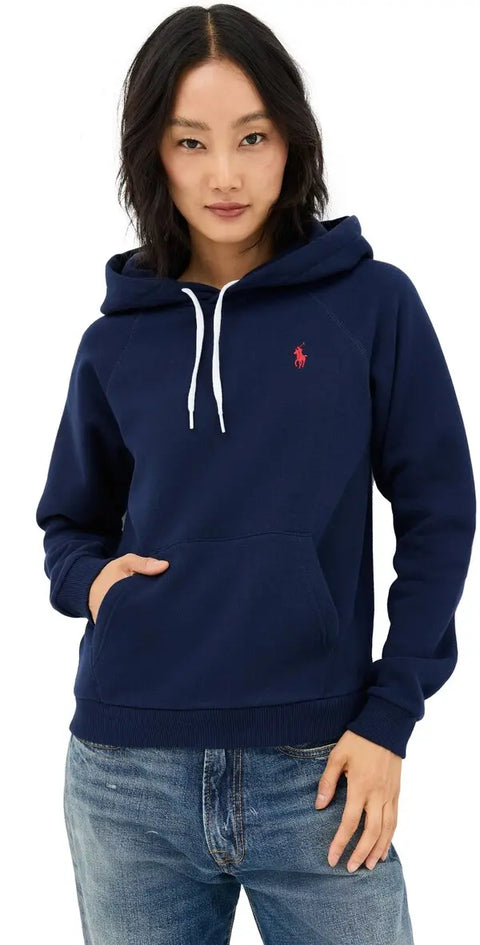 Polo Ralph Lauren Women's Navy Kangaroo Pocket Hoodie | Polo Ralph Lauren In Lebanon