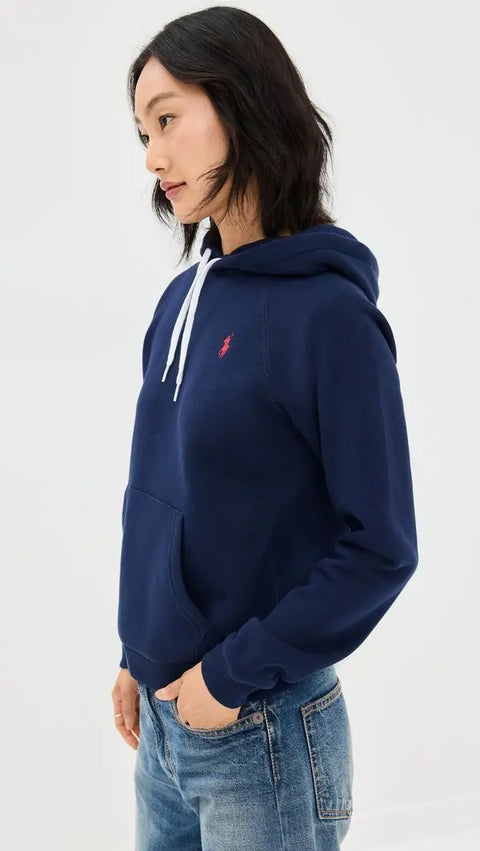 Polo Ralph Lauren Women's Navy Kangaroo Pocket Hoodie | Polo Ralph Lauren In Lebanon