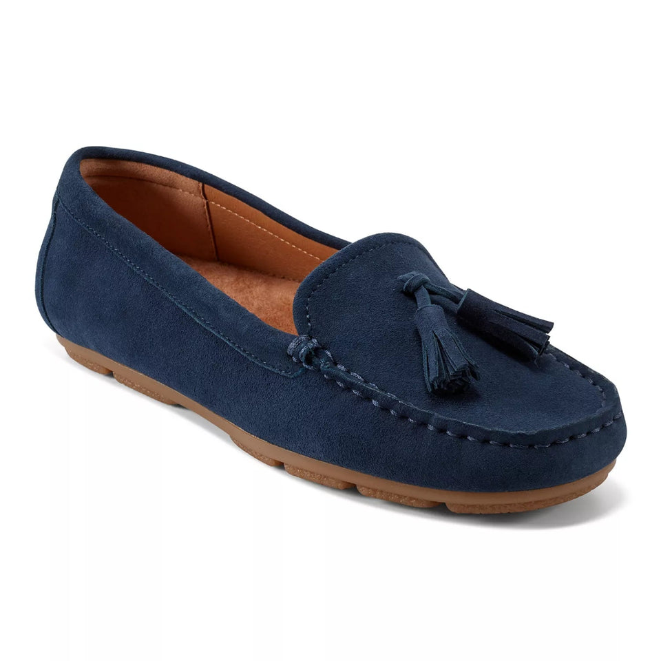 Earth Women's Navy Raquel Tassel Slip-On Loafers