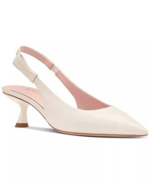 Kate Spade Women's Off White Riley Slingback Kitten-Heels | Kate Spade In Lebanon