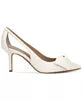 On 34th Women's White Elayne Cutout High Heel Pumps |  On 34th in Lebanon