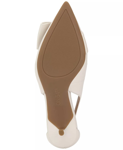 On 34th Women's White Elayne Cutout High Heel Pumps |  On 34th in Lebanon