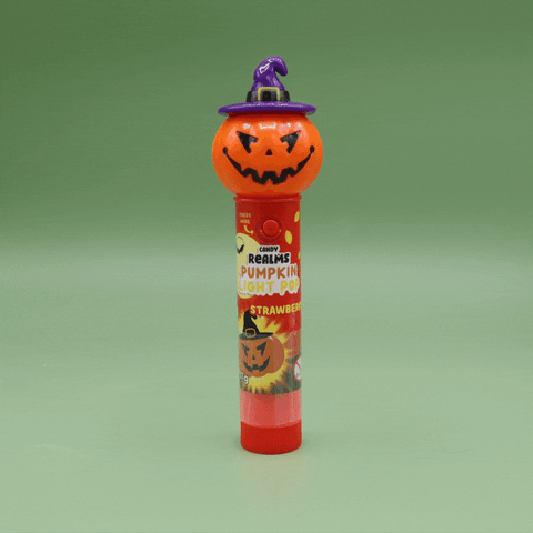 Candy Realms Halloween Pumpkin Light Pop 11g