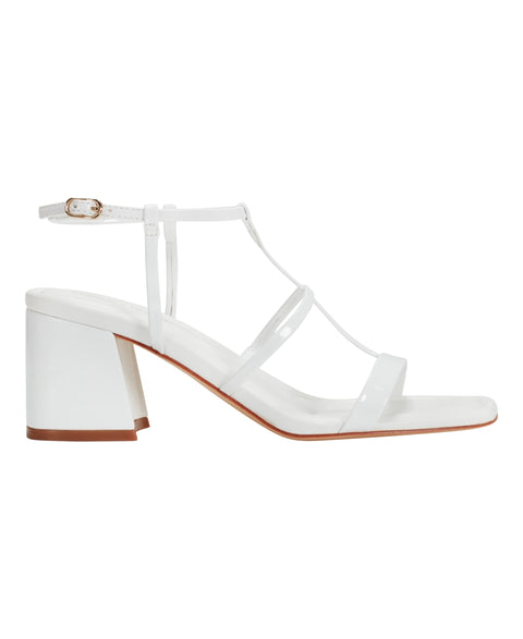 Marc Fisher Women's White Patent Kadia Multi-Strap Sandals | Marc Fisher in Lebanon