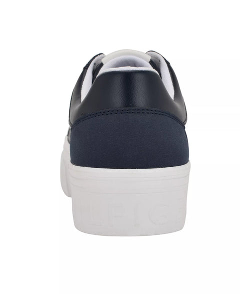 Tommy Hilfiger Women's Dark Blue  Badria Logo Platform Sneakers | Tommy Hilfiger in Lebanon