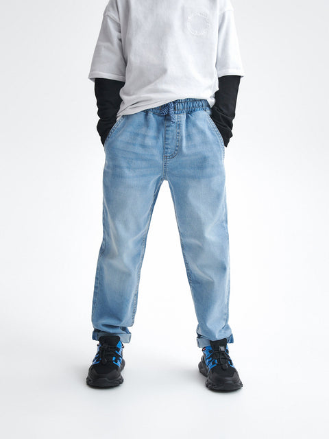 Reserved Boy's Light Blue Relaxed Jeans | Reserved In Lebanon