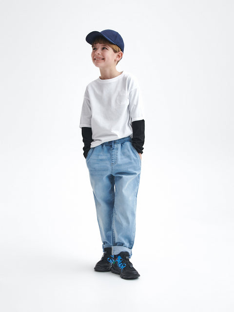 Reserved Boy's Light Blue Relaxed Jeans | Reserved In Lebanon