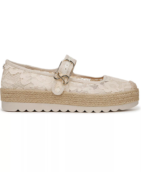 Sam & Libby Women's Beige Isla Mary Jane Espadrille Flats | Sam & Libby  In Lebanon
