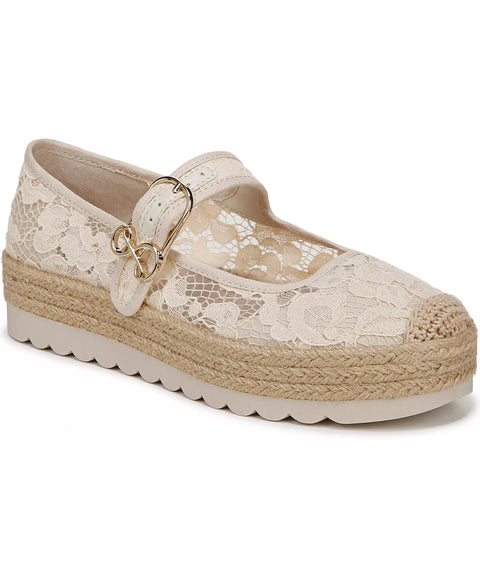 Sam & Libby Women's Beige Isla Mary Jane Espadrille Flats | Sam & Libby  In Lebanon