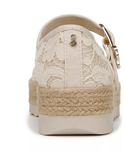 Sam & Libby Women's Beige Isla Mary Jane Espadrille Flats | Sam & Libby  In Lebanon