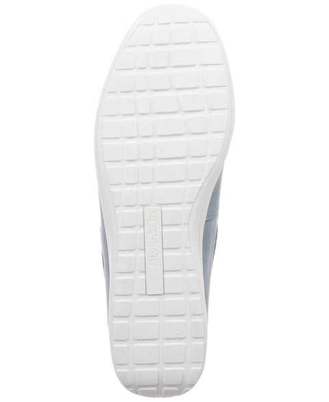 Style & Co Women's Light Blue Saffiee Boat Casual Shoes | Style & Co In Lebanon