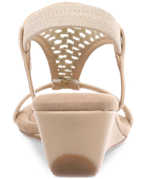 Style & Co Women's Cream Raffia Step N Flex Vacanzaa Wedge Sandals | Style & Co In Lebanon