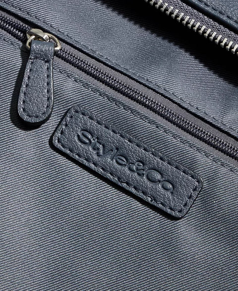 Style & Co Women's Dusty Blue Hudsonn Medium Crossbody|Style & Co In Lebanon