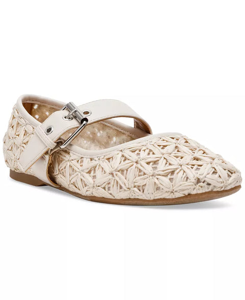 Dolce Vita Women's Cream Mellie Woven Buckle Mary Jane Flats |Dolce Vita In Lebanon