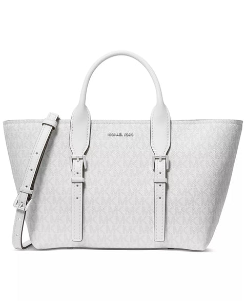 Michael Kors Women's White Moore Medium Satchel|Michael Kors In Lebanon