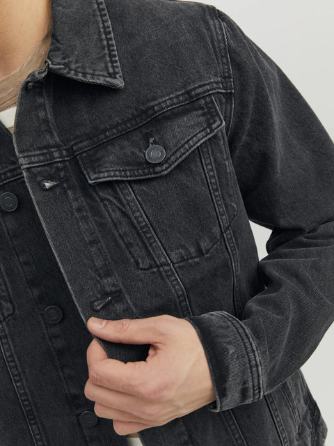 Jack & Jones Men's Black Denim Jacket | Jack & Jones In Lebanon