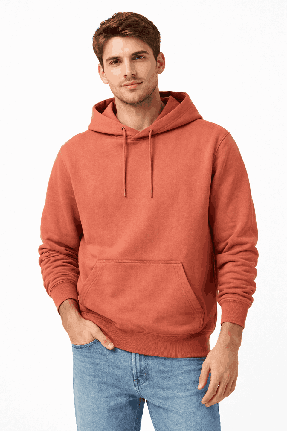 Celio Men's Brick Regular Fit Hoodie|Celio In Lebanon