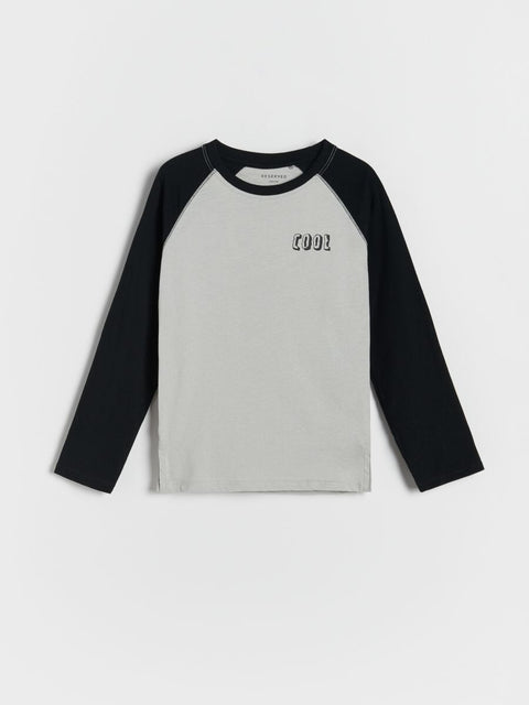 Reserved Boy's Light Grey Long Sleeve Blouse | Reserved In Lebanon