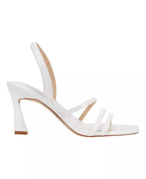 Marc Fisher Women's White Nalina Strappy Slingback Stiletto Sandals | Marc Fisher In Lebanon