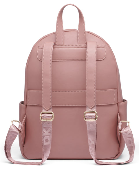 DKNY Women's Dusty Rose Leather Clean Cut 14" Backpack |DKNY In Lebanon