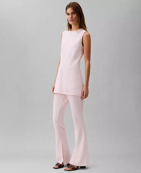 Calvin Klein Women's Pearl Pink Tailored Knit Pull-On Flare Leg Pants | Calvin Klein In Lebanon