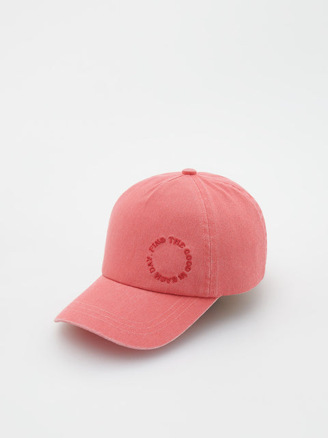 Reserved Girl's Pink Cotton Baseball Cap Hat | Reserved In Lebanon