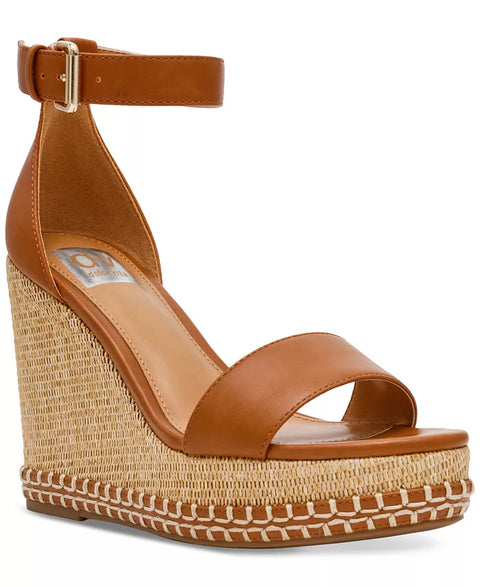 Dolce Vita Women's Tan Tammara Ankle-Strap Platform Espadrille Wedge Sandals | Dolce Vita In Lebanon
