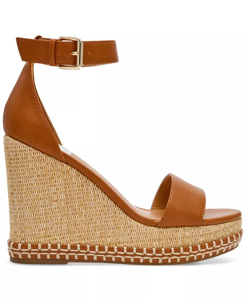Dolce Vita Women's Tan Tammara Ankle-Strap Platform Espadrille Wedge Sandals | Dolce Vita In Lebanon