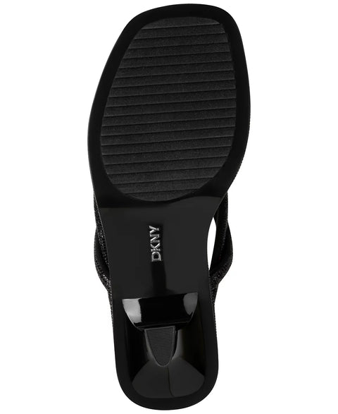 DKNY Women's Black Rabun Stones Dress Sandals | DKNY In Lebanon