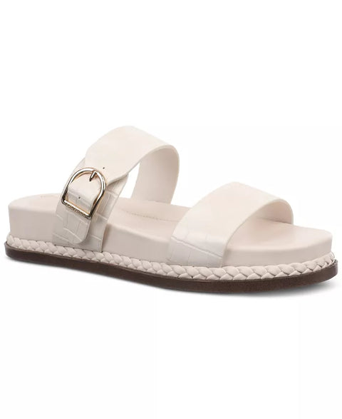 Giani Bernini Women's Bone Gianaa Double Strap Footbed Slippers |Giani Bernini In Lebanon
