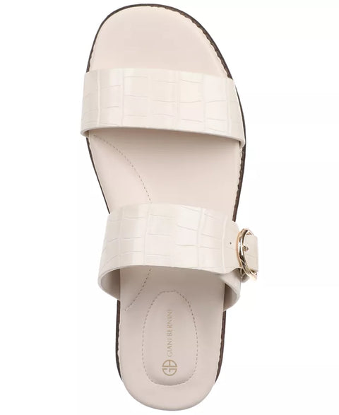 Giani Bernini Women's Bone Gianaa Double Strap Footbed Slippers |Giani Bernini In Lebanon