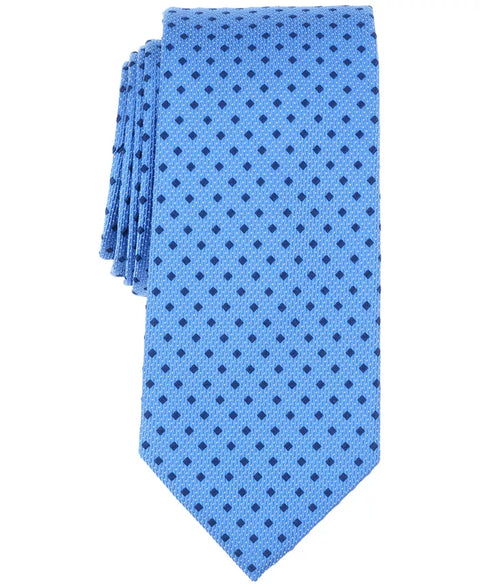 Michael Kors Men's Blue Solana Diamond-Pattern Tie | Michael Kors In Lebanon