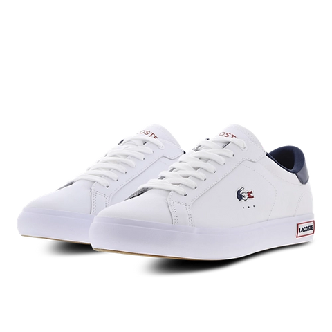 Lacoste Men's White Powercourt TRI22 1 SMA Sneakers | Lacoste In Lebanon