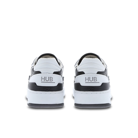 Hub Men's White & Black Smash Homme Chaussures Sneaker| Hub In Lebanon