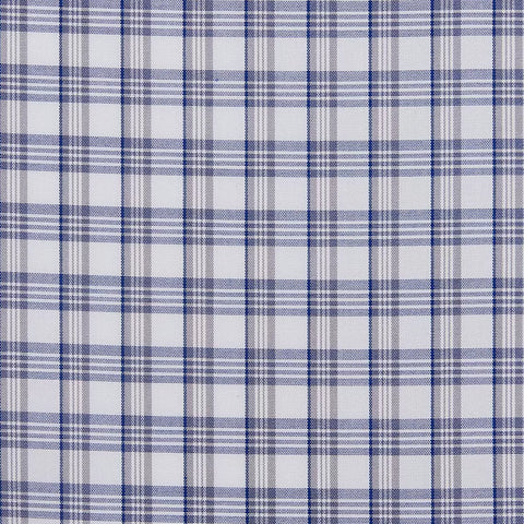 Kirkland Signature Men's White & Blue Checked Shirt | Kirkland Signature In Lebanon