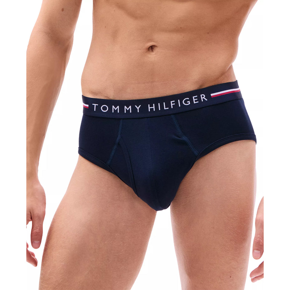 Tommy Hilfiger Men's Grey/Navy3-Pack All Day Comfort Briefs