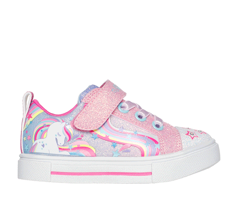 Skechers Baby Girl's Multi Pink Whimsical Shimmer  Sneakers   | Skechers  in Lebanon
