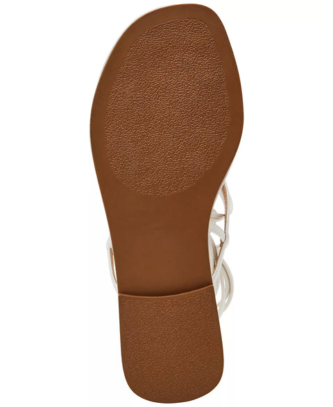 Dolce Vita Women's White Juleah Strappy Gladiator Flat Sandals | Dolce Vita In Lebanon