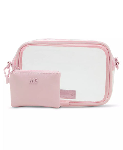 Madden Girl Women's Pink Ryann Clear Vinyl Crossbody Bag | Madden Girl In Lebanon
