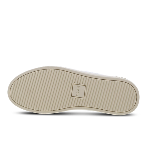 Clae Women's White & Navy Deane Strap Sneakers | Clae In Lebanon